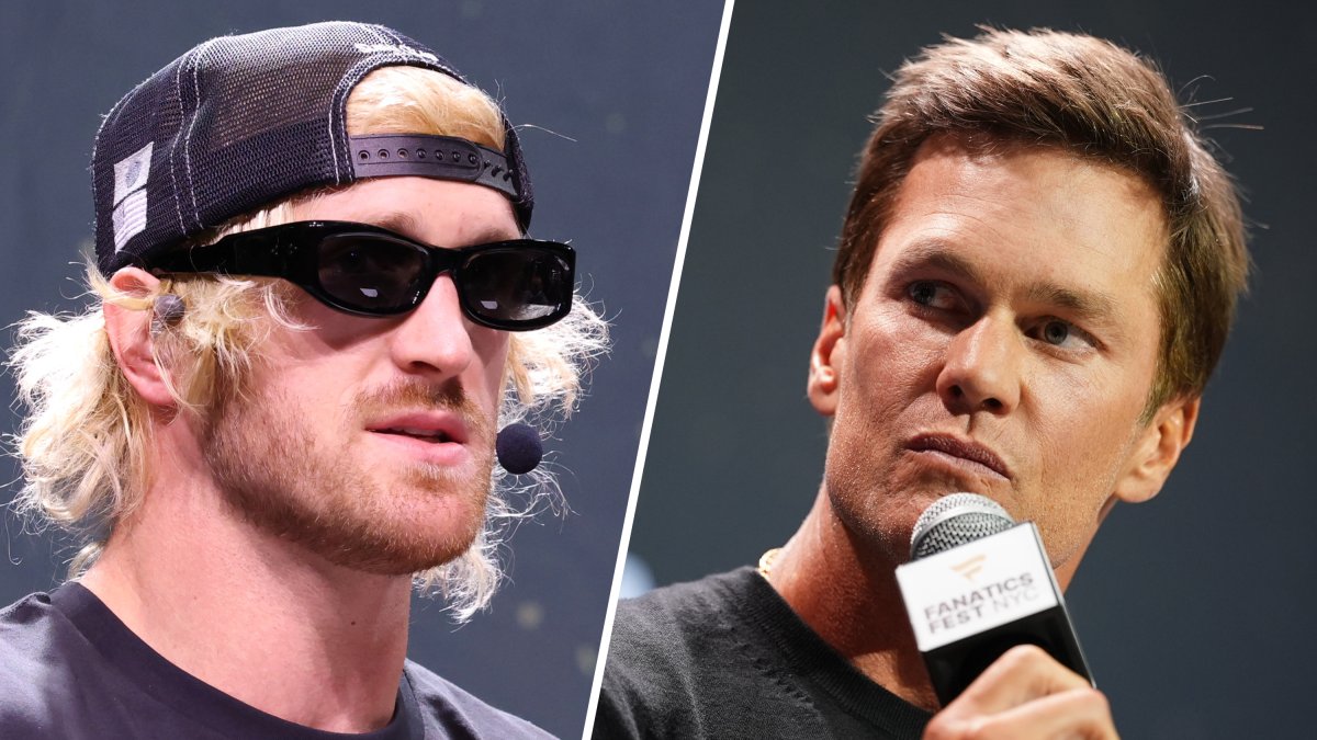Tom Brady and Logan Paul clash in tense moment at Fanatics Fest – NBC New York