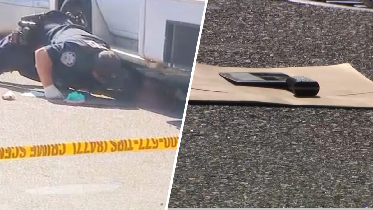 Queens road rage fight ends with meat cleaver on ground – NBC New York