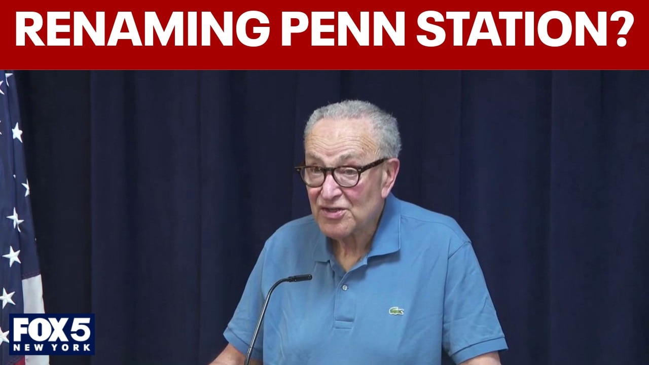 Schumer says he'll block push to rename Penn Station after Trump