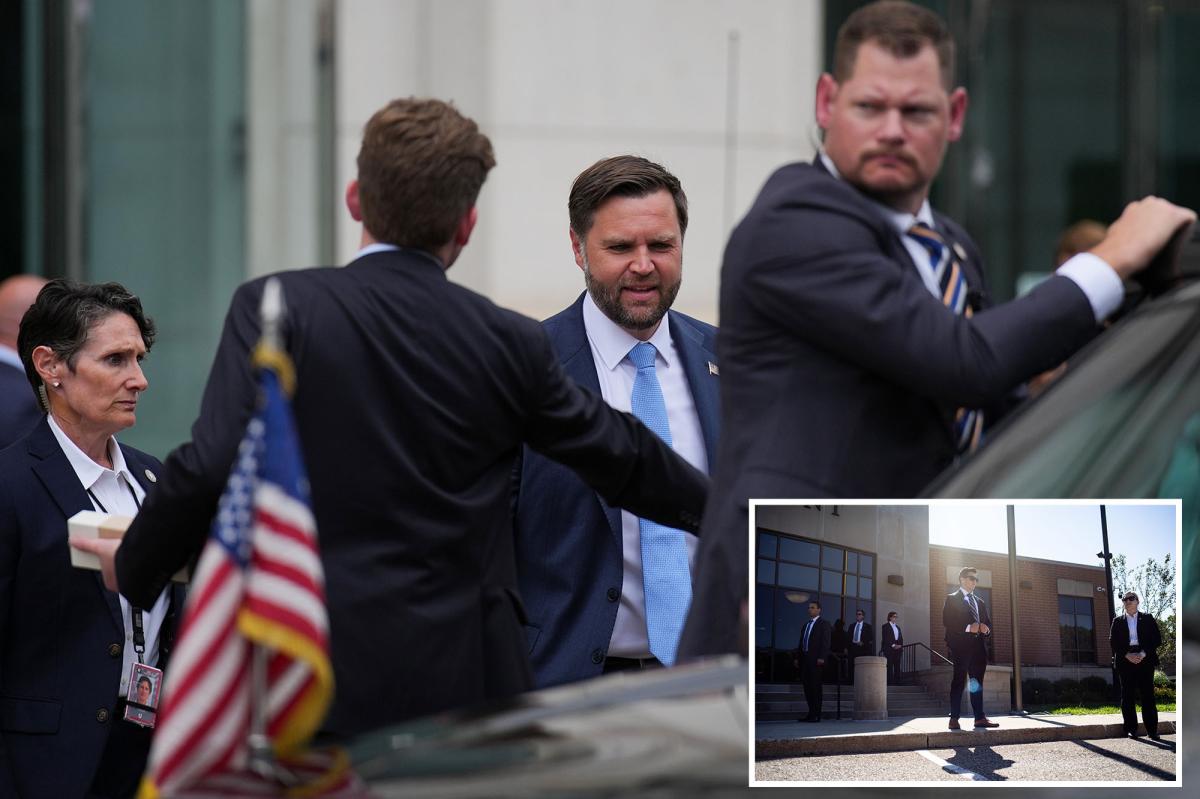 Secret Service suspends agent accused of leaking JD Vance's travel details