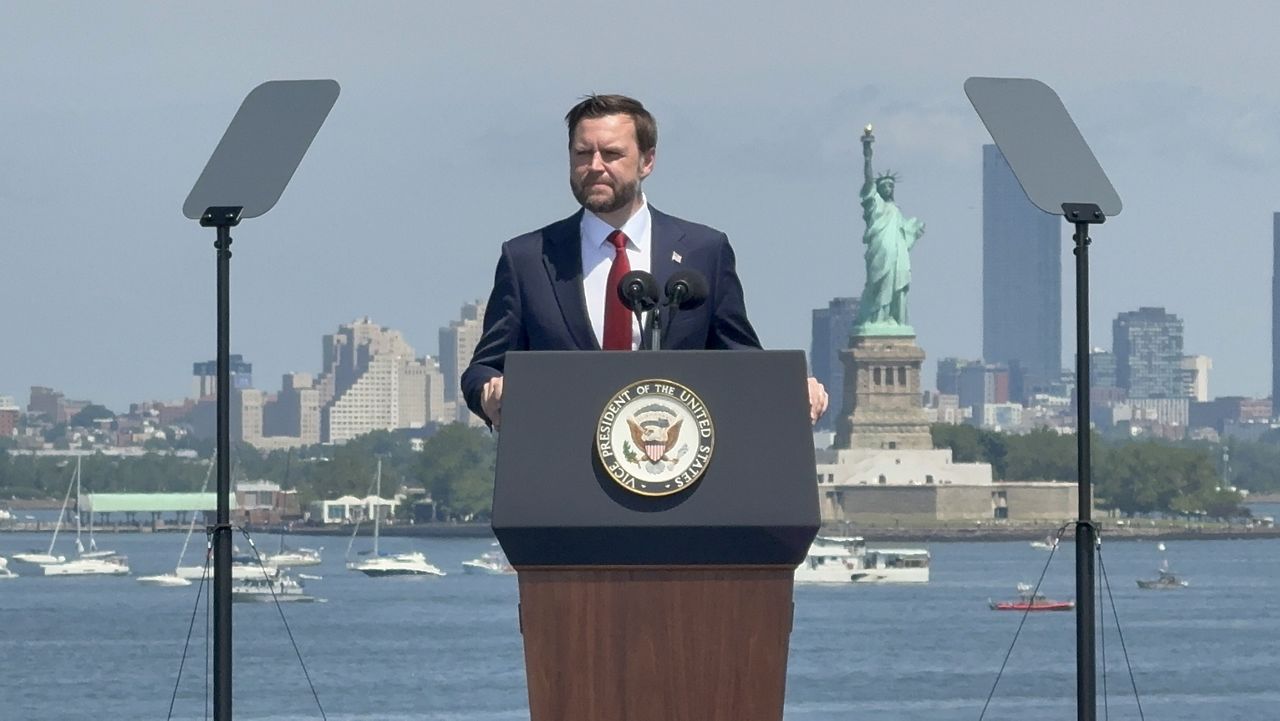 JD Vance celebrates July Fourth aboard ship on Hudson River