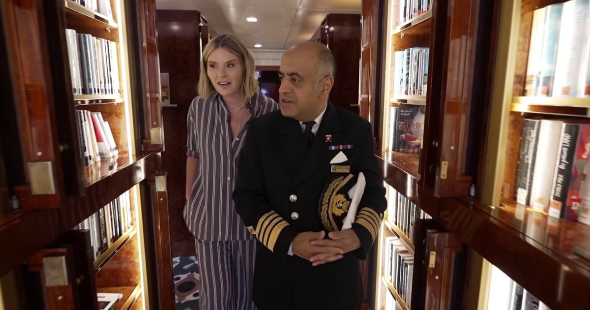 Jenna Bush Hager Visits the Queen Mary 2 Suite Where Her Grandparents Stayed