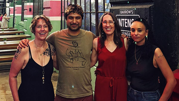 Photo of Sarah Branson, Sharang Biswas, Rebecca Baum, Jamilette Cintron