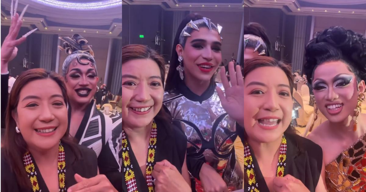 Kara David meets drag queens Precious Paula Nicole, Brigiding, Viñas DeLuxe