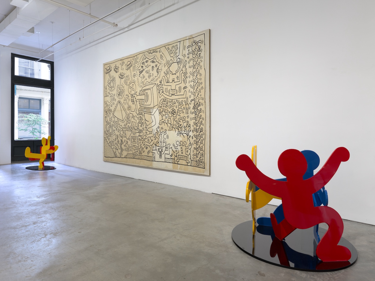 Installation photo for Keith Haring - A World in Motion 