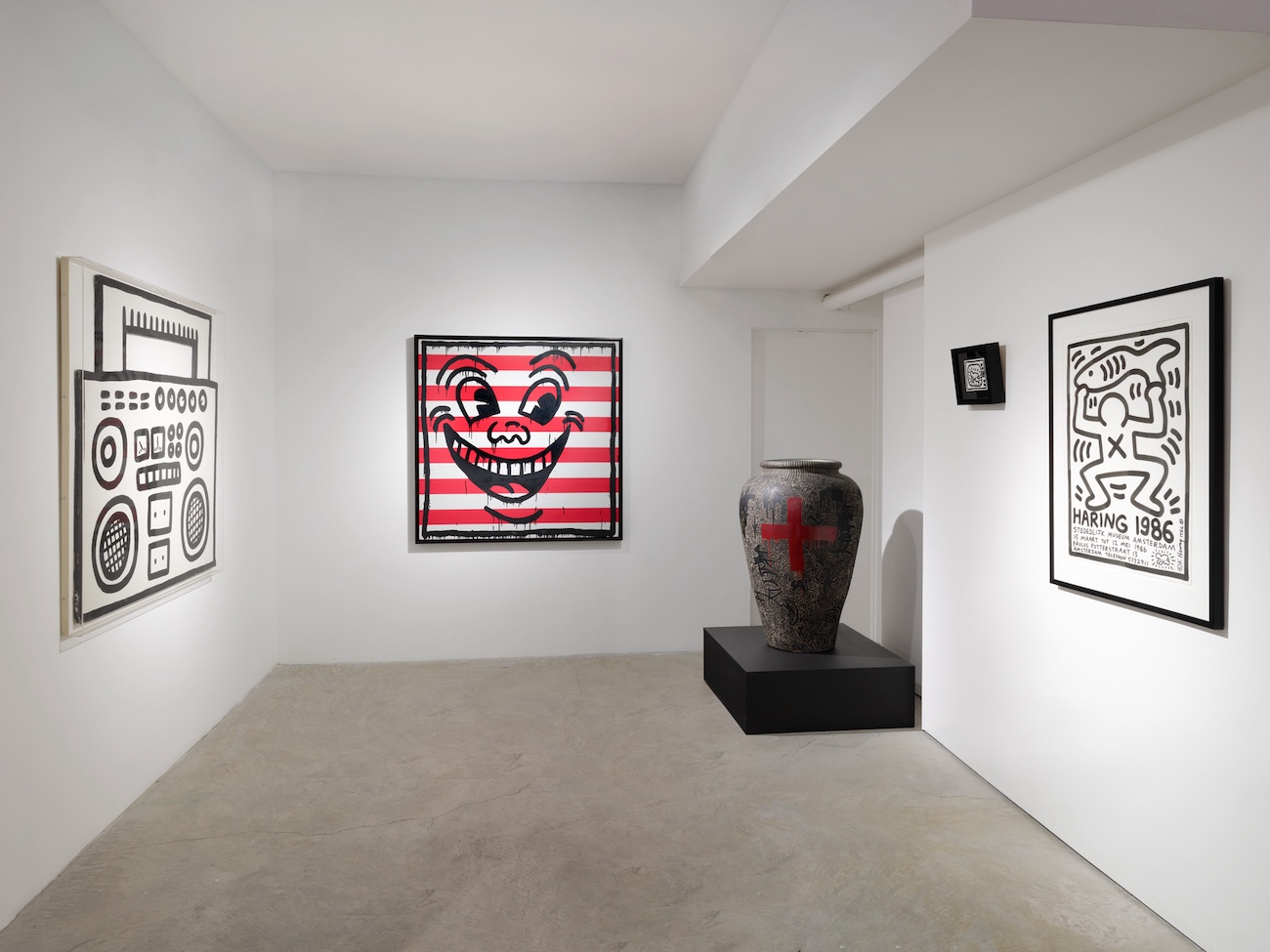 Installation photo for Keith Haring - A World in Motion 