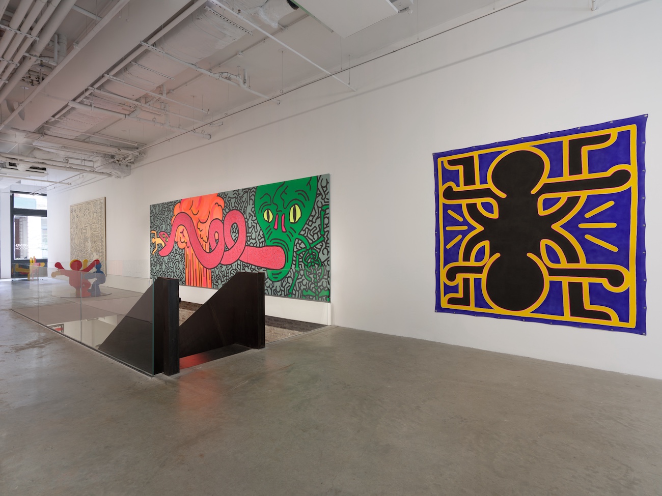 Installation photo for Keith Haring - A World in Motion 