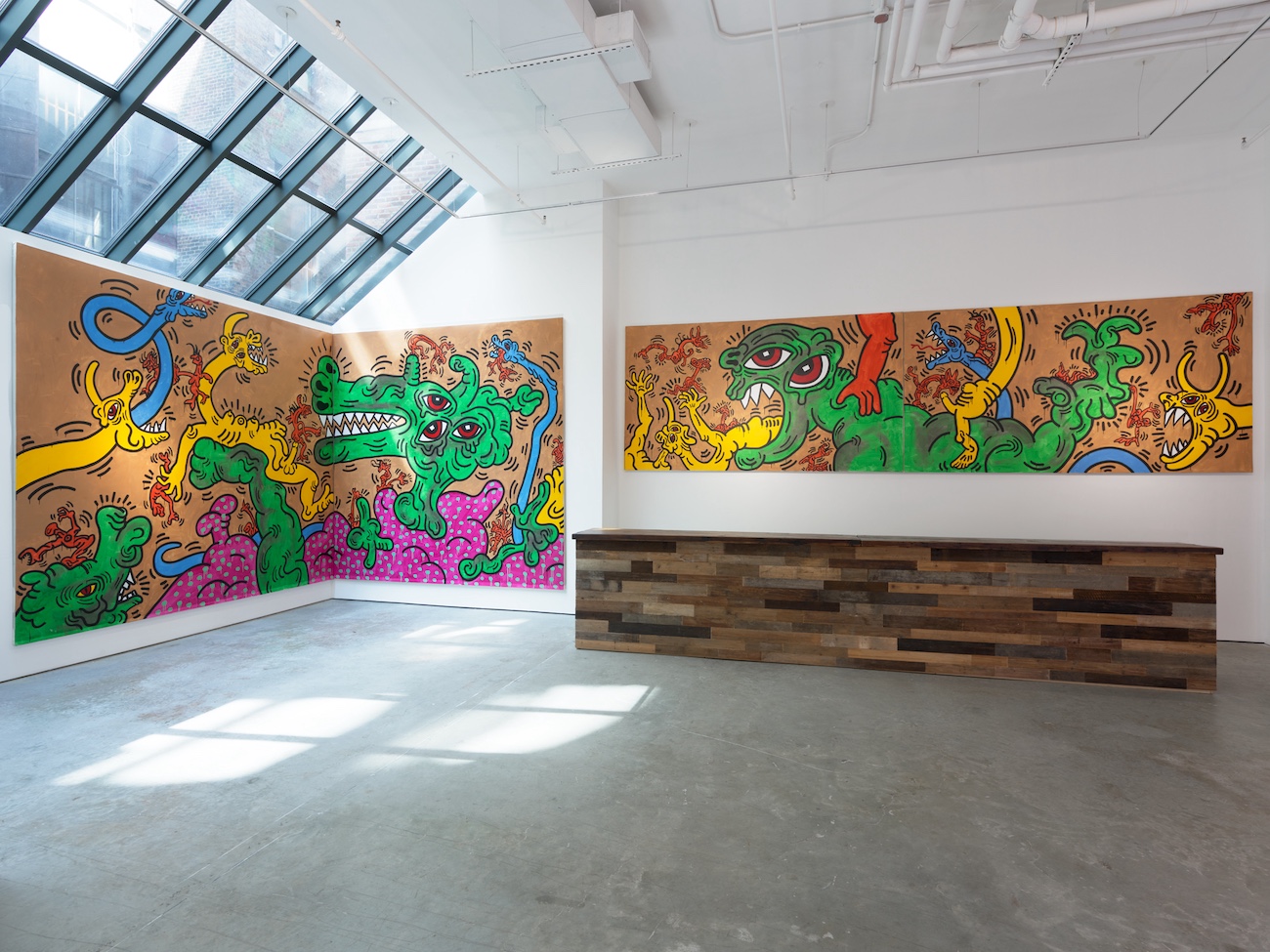 Installation photo for Keith Haring - A World in Motion 