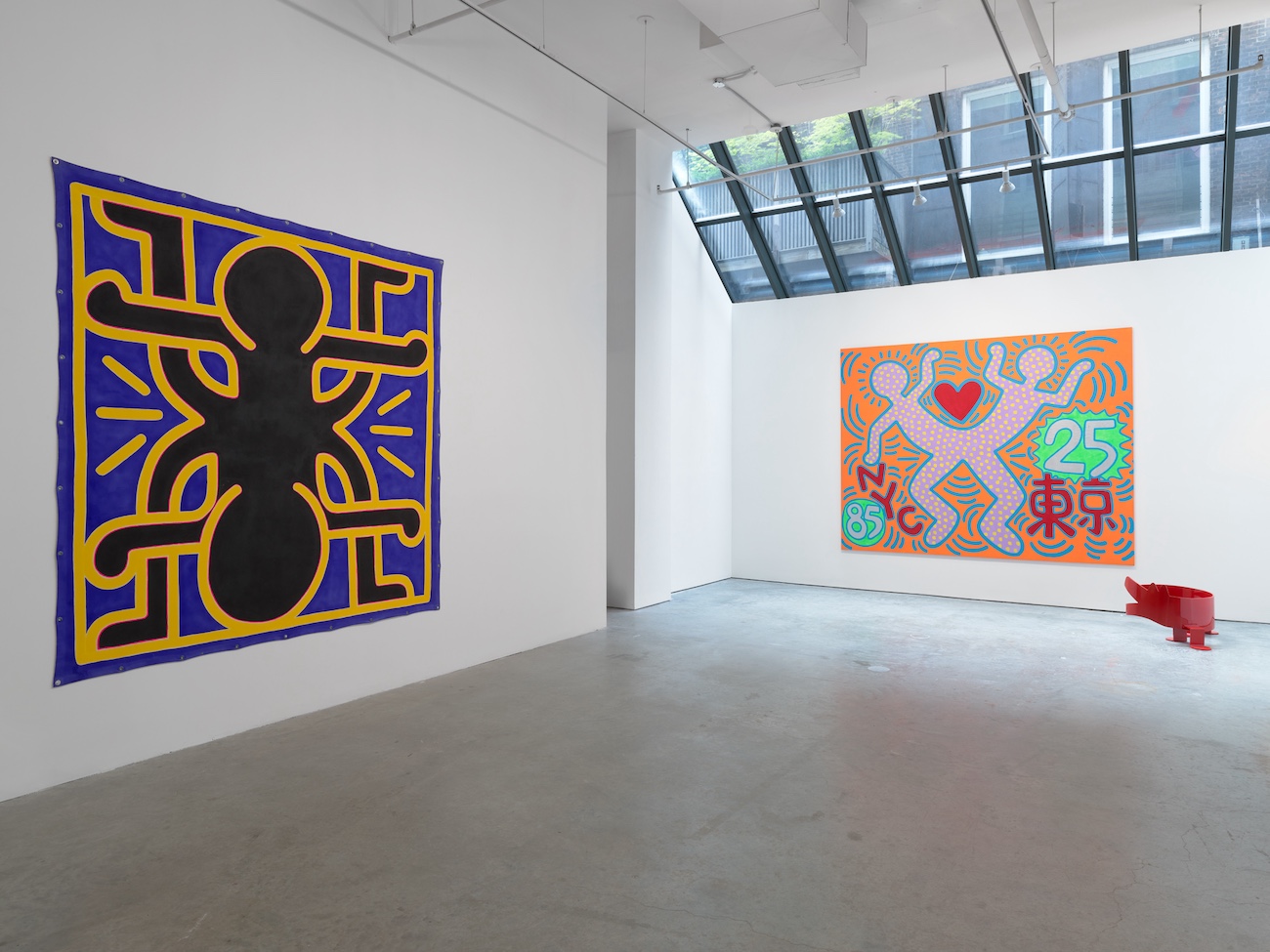 Installation photo for Keith Haring - A World in Motion 