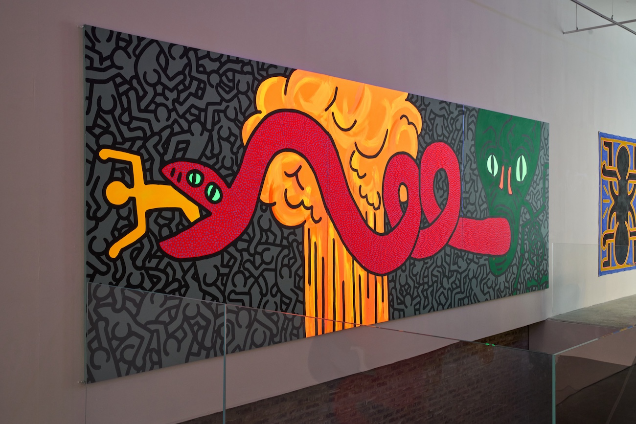 Installation photo for Keith Haring - A World in Motion 