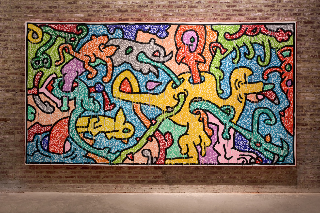 Installation photo for Keith Haring - A World in Motion 