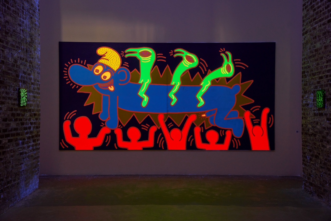 Installation photo for Keith Haring - A World in Motion 