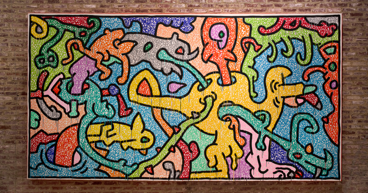 Exhibition of Keith Haring's Work in New York City Celebrates the Artist's Global Legacy