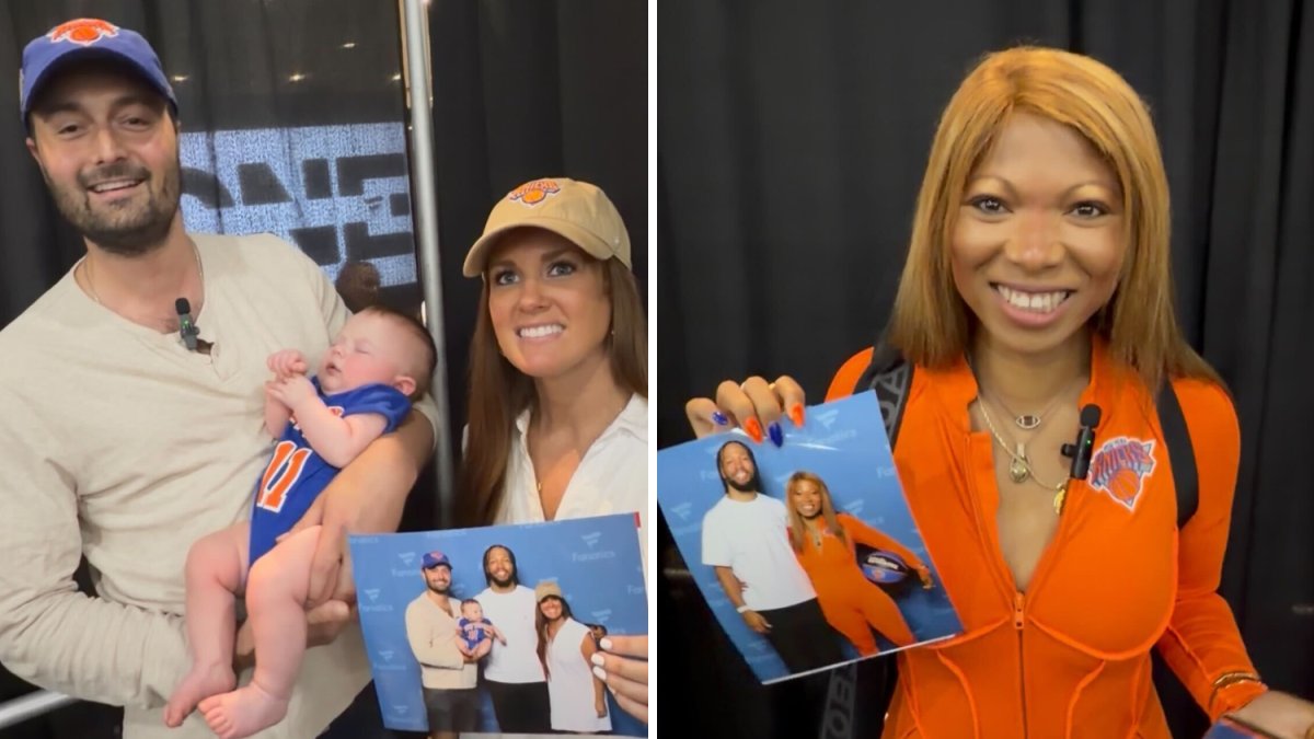 Knicks fans pay $1K for photo with Jalen Brunson at Fanatics Fest – NBC New York