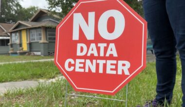 no data center sign