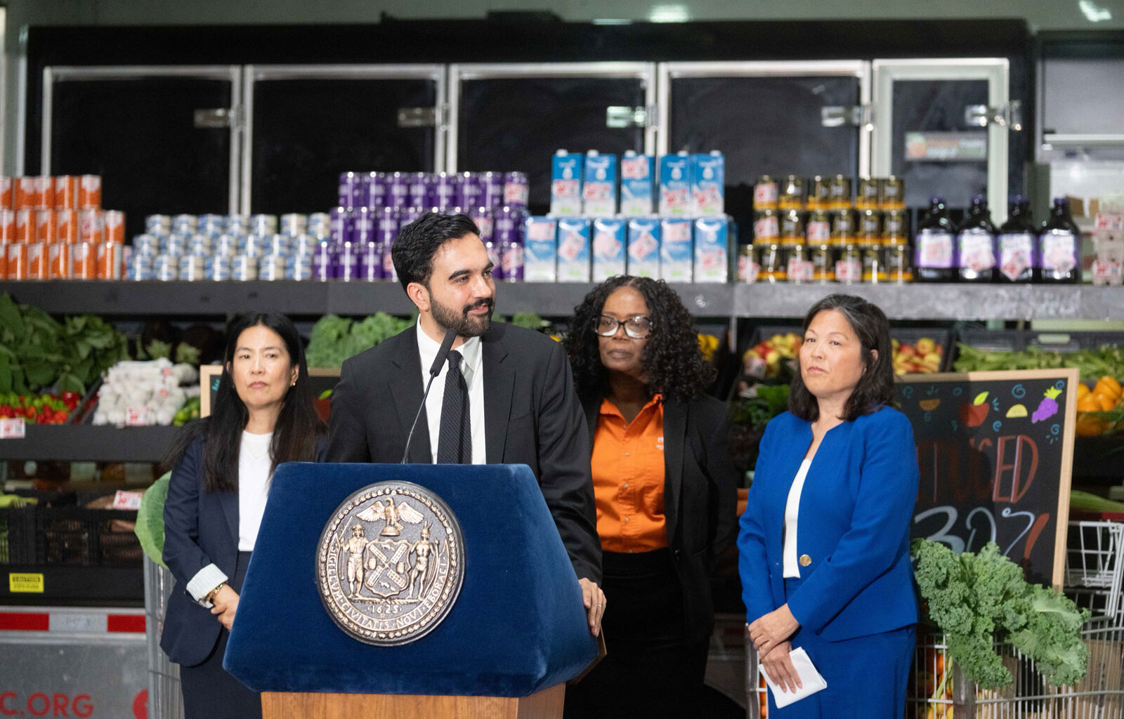 Mayor Mamdani Unveils 30% Discount — Including All Produce, All Meat and Key Pantry Staples — at New Municipal Grocery Stores