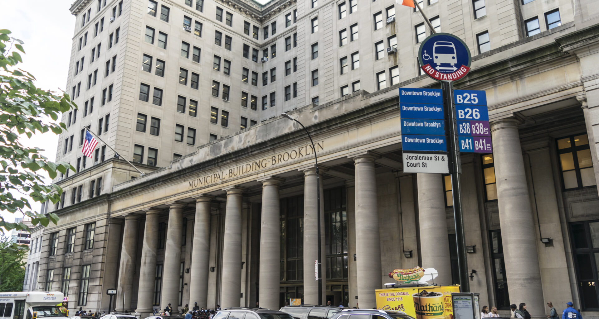 The Brooklyn Municipal Building sits on the corner of Joralemon and Court streets in Downtown Brooklyn. Eagle file photo by Rob Abruzzese
