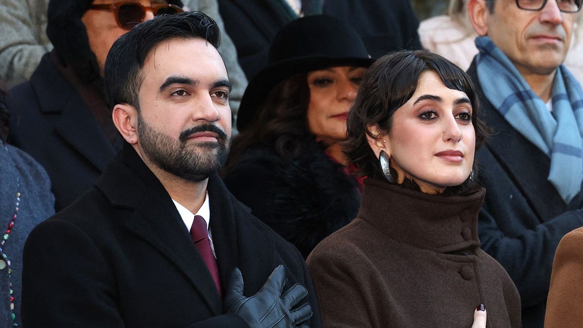 New York mayor Zohran Mamdani and his wife Rama Duwaj