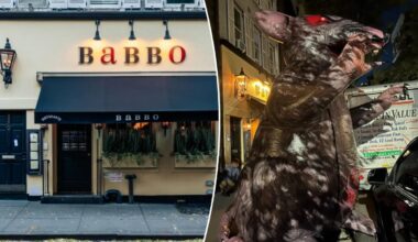 NYC eatery Babbo ordered to turn over video from when ‘Scabby the Rat’ mascot was knifed