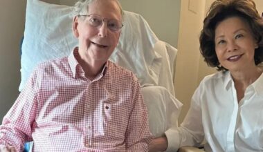 Sen. Mitch McConnell, 84, breaks silence on mystery ailment with photo after hospital stay, questions about health