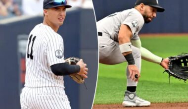 Anthony Volpe's time in field is dipping for Yankees