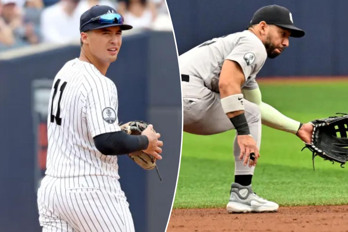 Anthony Volpe's time in field is dipping for Yankees