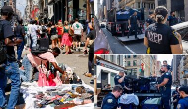 NYPD raids illegal NYC vendors again -- but Canal Street businesses say it won't change a thing