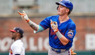 Mets' A.J. Ewing continues to step up against lefties