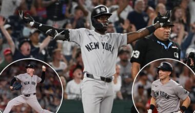 Jazz Chisholm Jr.'s late homer lifts Yankees to win over Nationals