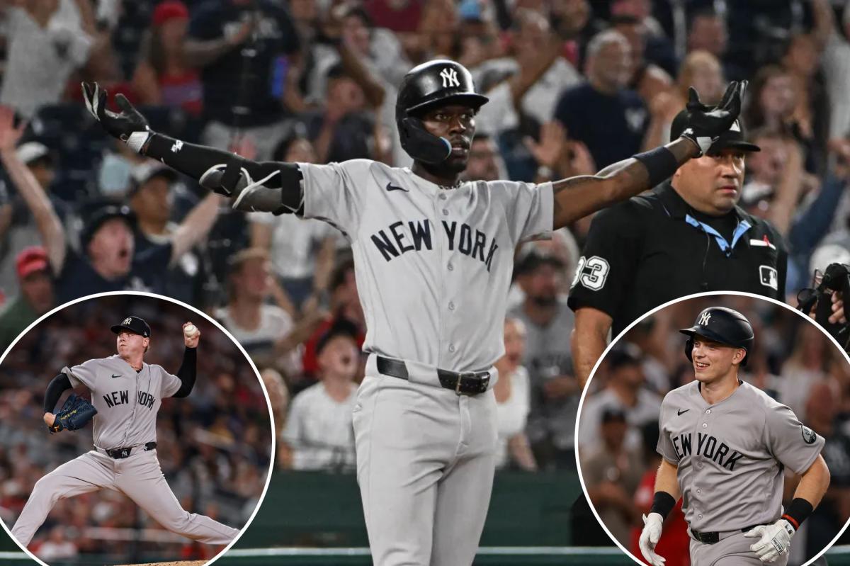 Jazz Chisholm Jr.'s late homer lifts Yankees to win over Nationals