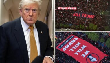 Trump warns US military will 'destroy all areas of Iran' in the event he's assassinated