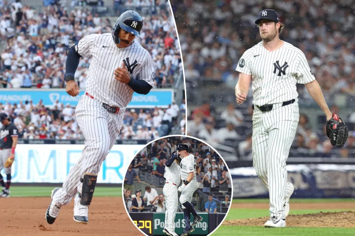 Gerrit Cole, Yankees beat Twins to snap seven-game losing skid