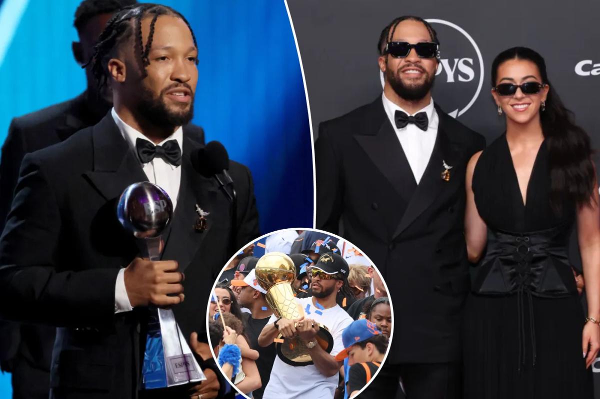 Knicks star Jalen Brunson wins two ESPY Awards
