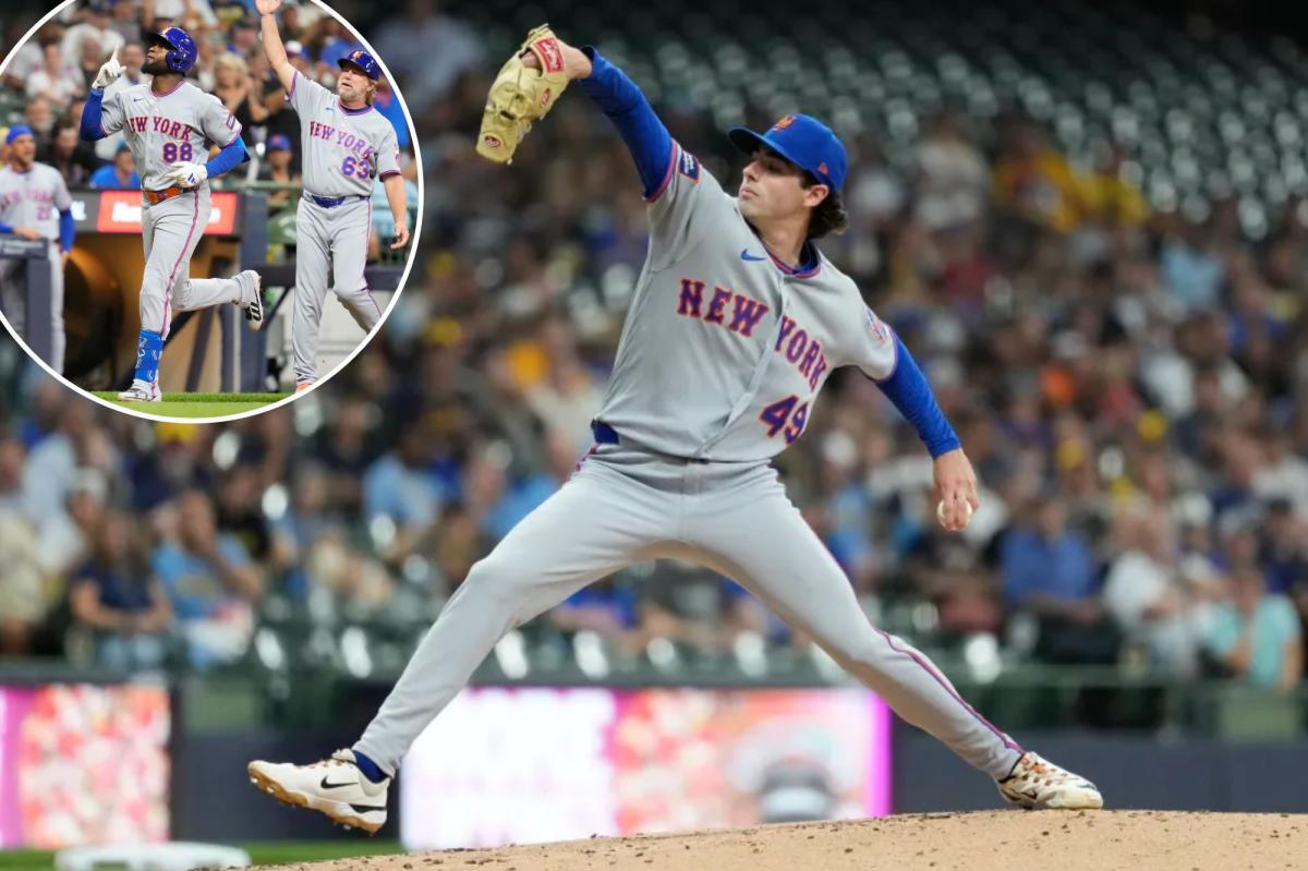 Zac Thornton's scoreless streak continues as Mets top Brewers