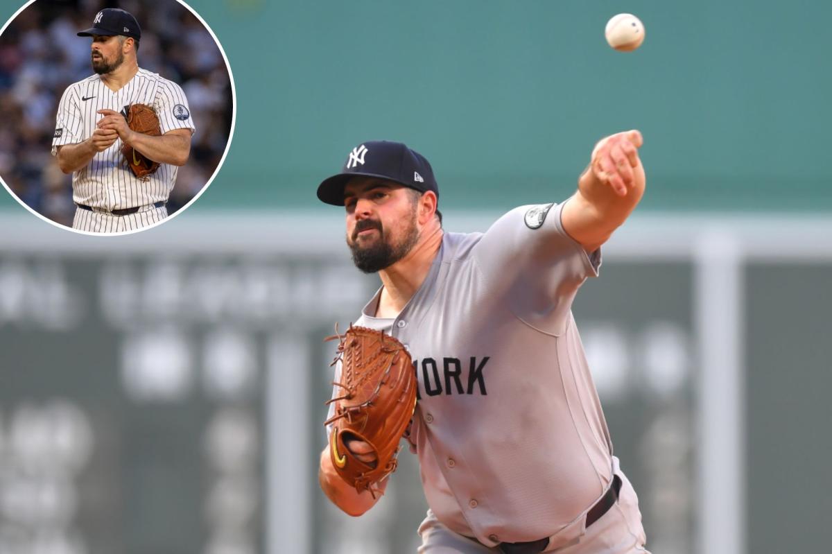 Yankees' Carlos Rodon lands on IL with elbow inflammation