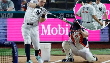 Yankees' Ben Rice falls in first round of Home Run Derby