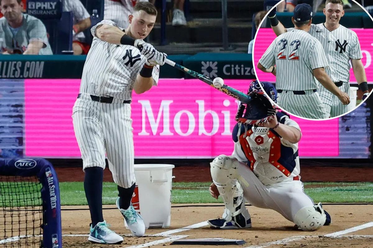 Yankees' Ben Rice falls in first round of Home Run Derby