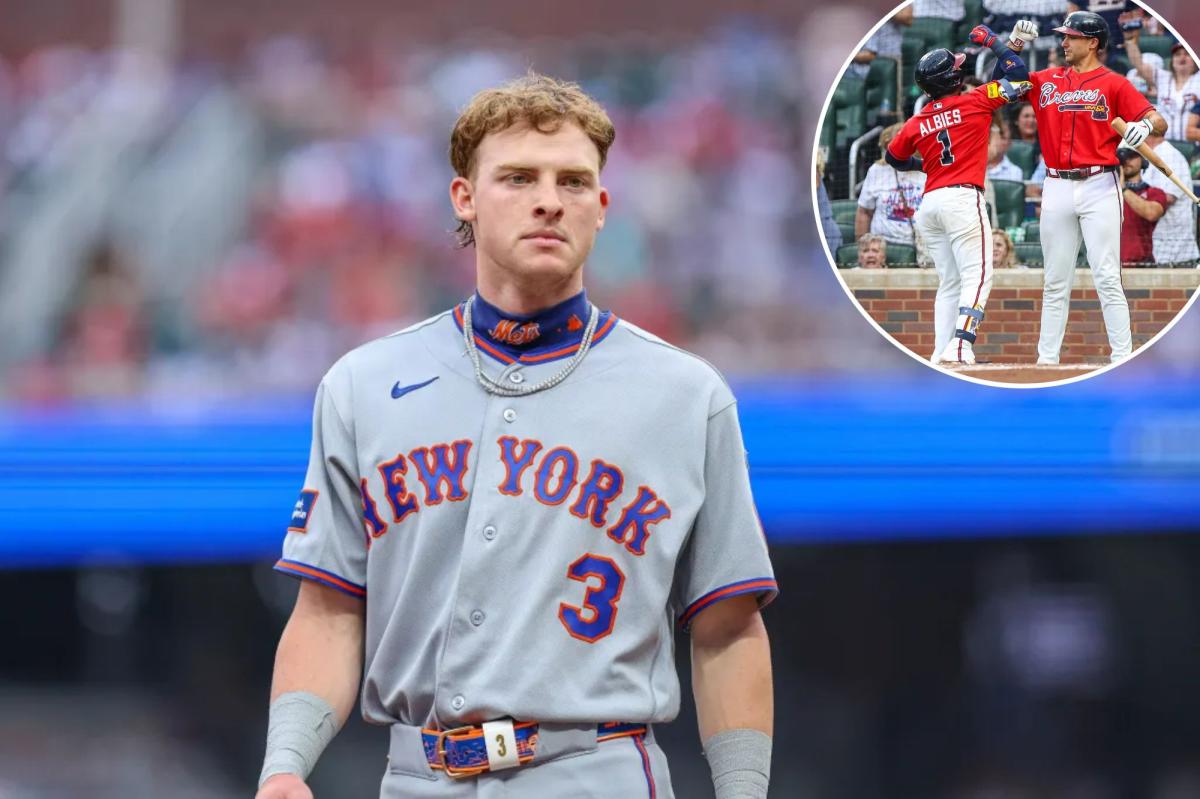 Mets' reshuffled lineup can't create spark in disappointing loss to Braves