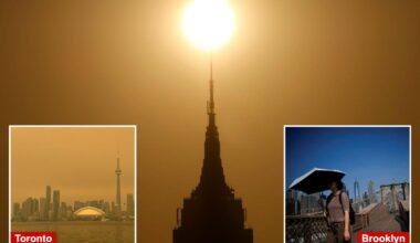 Sweltering NYC hit by Canadian wildfire smoke — and it may only get hazier