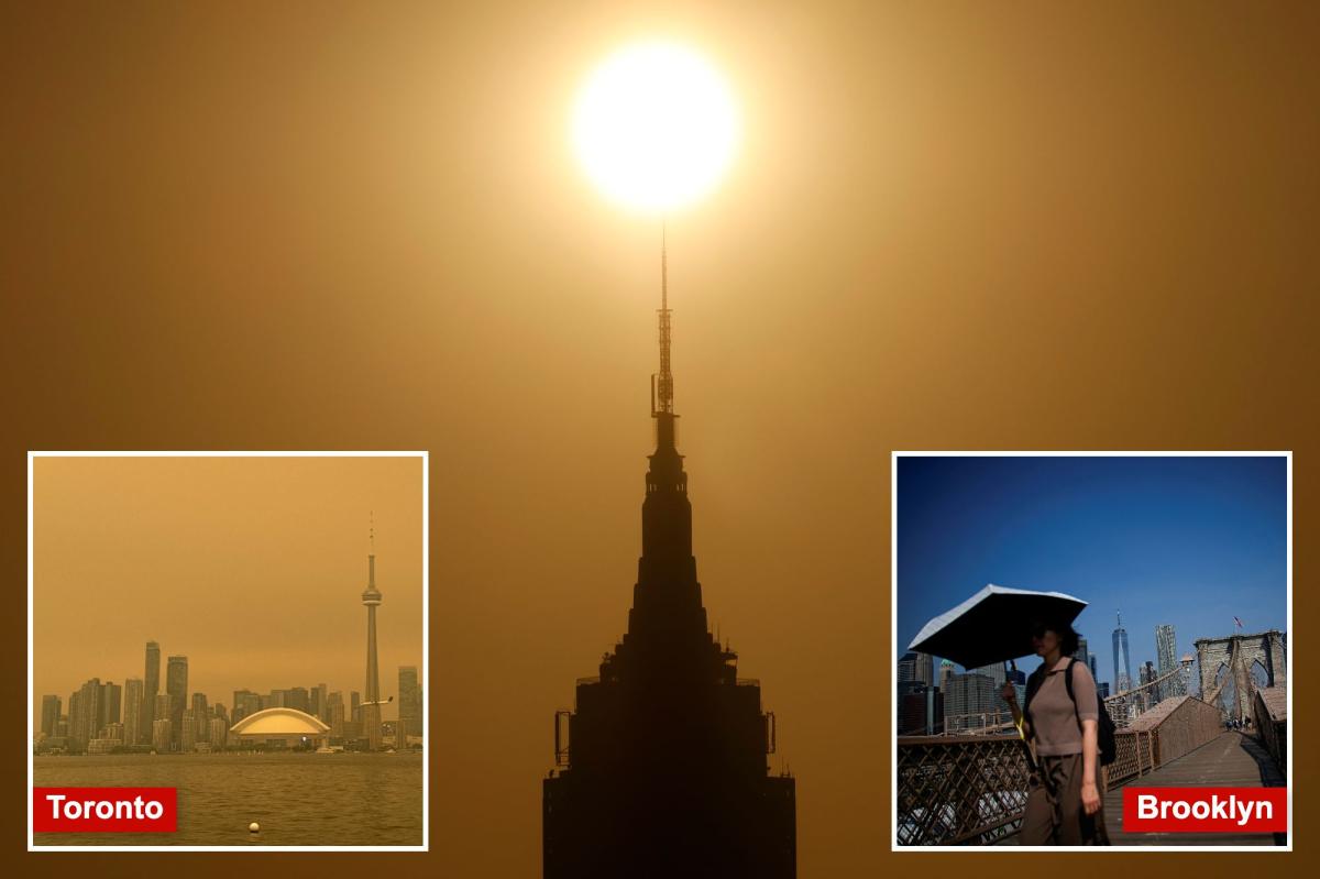 Sweltering NYC hit by Canadian wildfire smoke — and it may only get hazier
