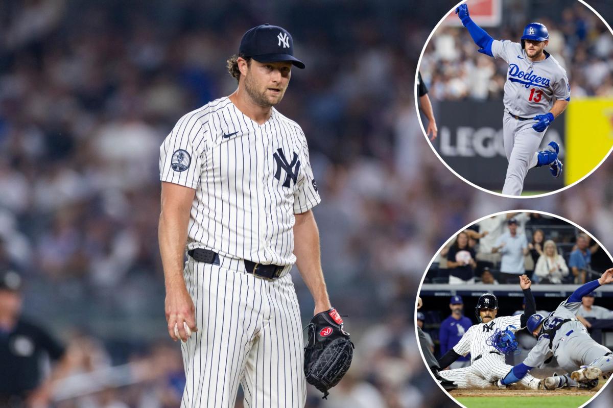 One pitch sinks Gerrit Cole, Yankees in loss to Dodgers