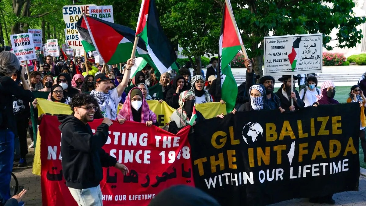 Anti-Israel protesters