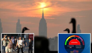 NYC has 'unhealthy' air quality from Canada wildfire — but hope in sight for MetLife's World Cup final