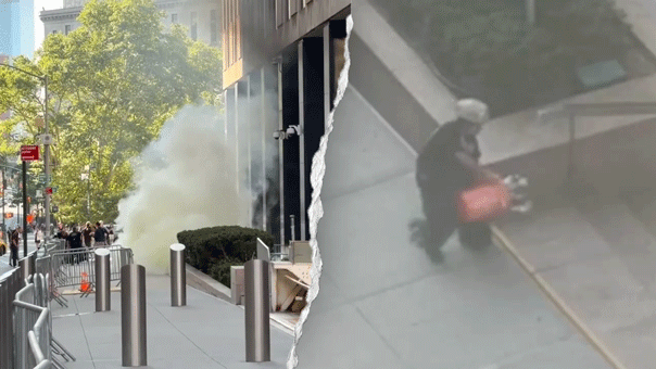 FBI alleges suspect in custody after deploying 'an incendiary device'
