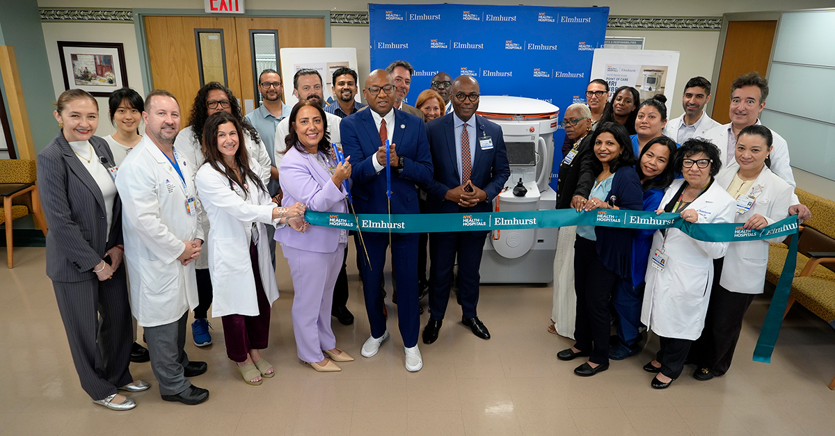 NYC Health + Hospitals/Elmhurst Celebrates New Point-of-Care MRI with Queens Borough President Donovan Richards