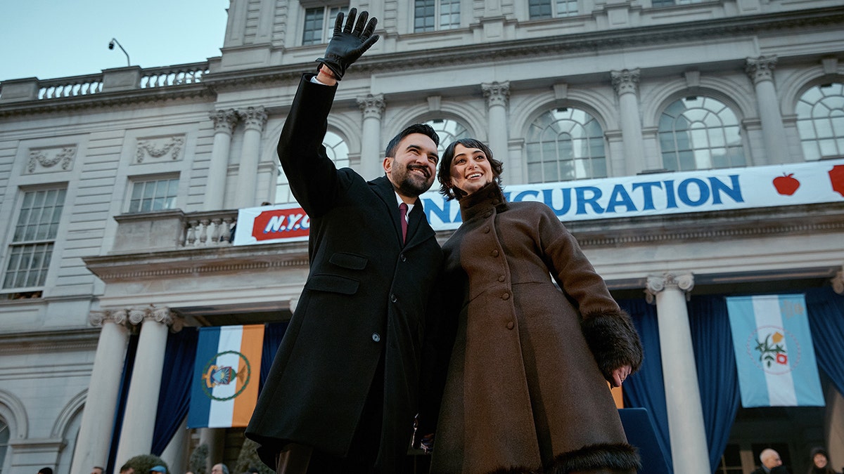 New York City Mayor Zohran Mamdani at inauguration celebration