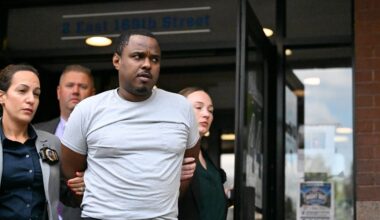 'These damn guns': Man, 45, charged with murder in Bronx shooting of retired NYPD sergeant's 12-year-old son