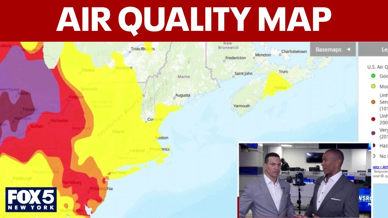 NYC air quality map: A look at where smoke is the worst