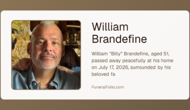 William Brandefine - Obituary | FuneralFolio