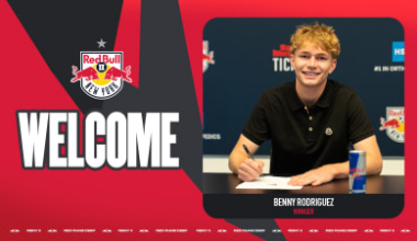 Red Bull New York II Sign RBNY Academy Product Benny Rodriguez to an MLS NEXT Pro Contract